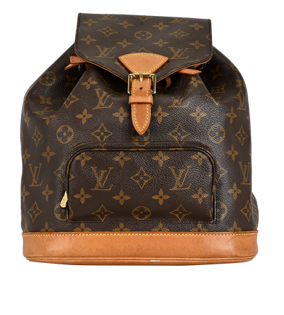 Vintage Montsouris Backpack, &pound;850, Handbags, Brown/Tan, Canvas, Front view